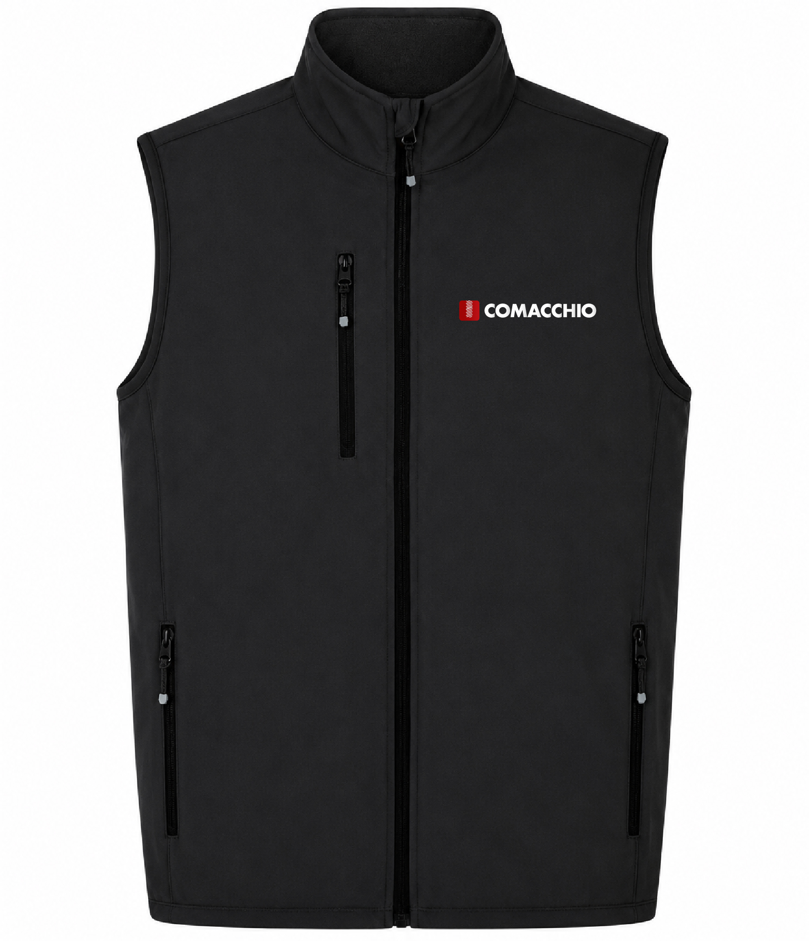 COMACCHIO GILET MAN BLACK FRONT Gilet softshell - immagine 1
