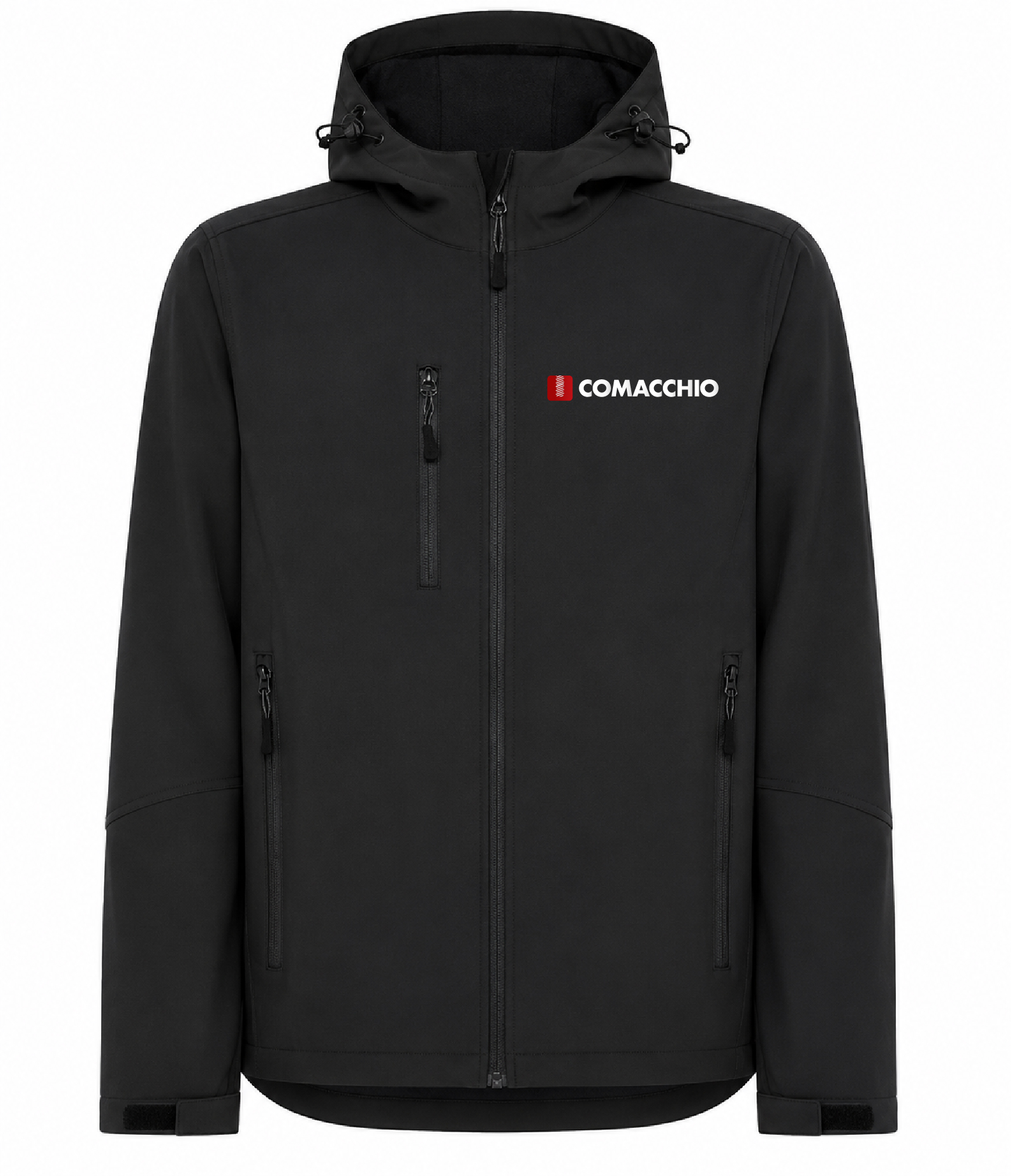 COMACCHIO LIGHTJACKET MAN BLACK FRONT Giubotto softshell - immagine 1