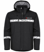 Padded softshell jacket visibility